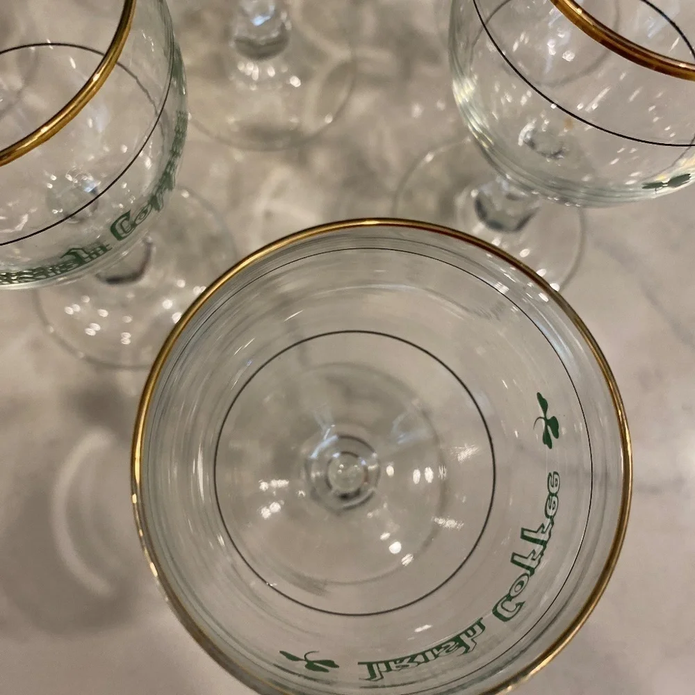 Vintage Irish Coffee Glasses EUC (set of 6)